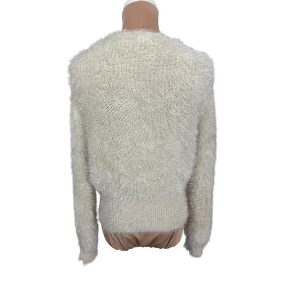 By Together Fuzzy Cream Sweater Small Fairy Core - Picture 2 of 4